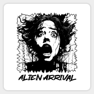 Alien Arrival Sticker